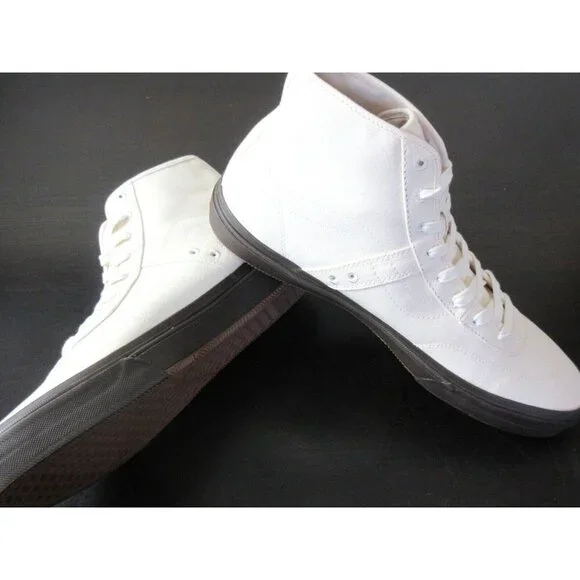 Vans x Quasi Men's Gilbert Crocket Hi Decon White Canvas shoes Sizes NIB - Picture 7 of 8